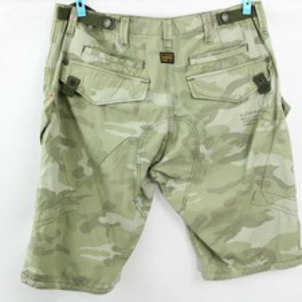 G Star Men's Camouflage Cargo Shorts